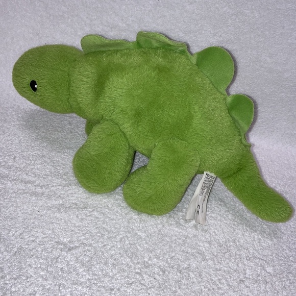 Kellytoy plush green rattle stegosaurus dinosaur - Picture 2 of 7